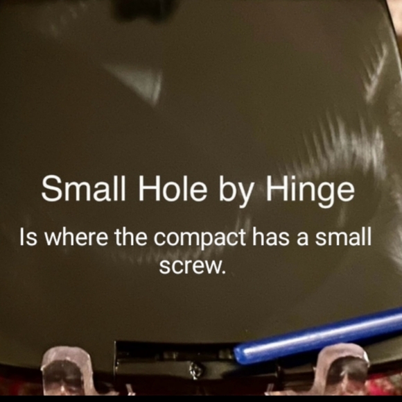 How to Recognize authentic CC Compact Mirrors! Not for Sale! 🖤$46 on Chanel RN! - Picture 12 of 16